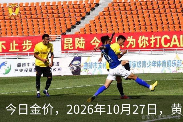 今日金价，2026年10月27日，黄金最新售价，品牌金店价差拉大